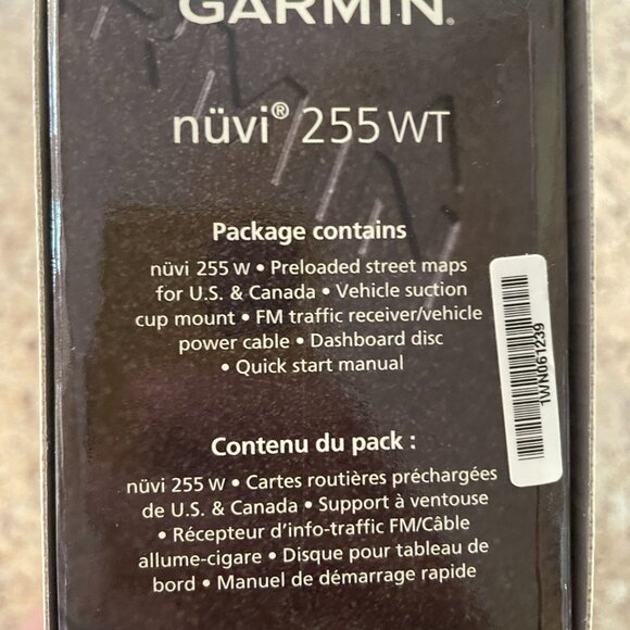 COLLECTOR Condition! Garmin NUVI 255WT. GPS Vehicle Navigation w/Window Suction. - Picture 8 of 9